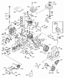 Engine Diagram and Parts List for 28230 7900001-7999999 - 1997 Lawn Boy Snow Blower